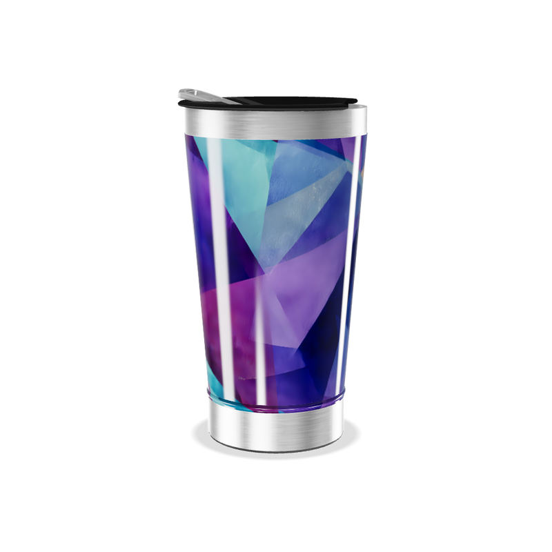 Copo Térmico - Estampa Geométrica Colorida