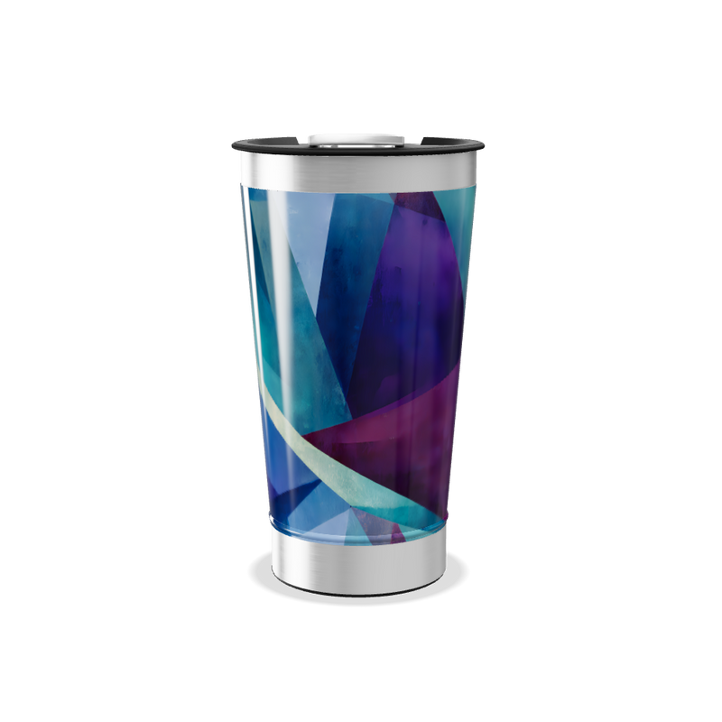 Copo Térmico - Estampa Geométrica Colorida