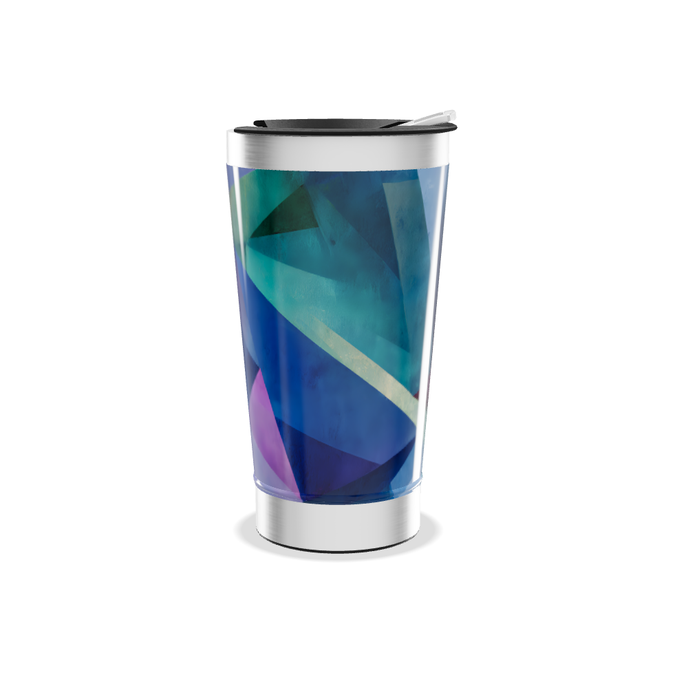 Copo Térmico - Estampa Geométrica Colorida