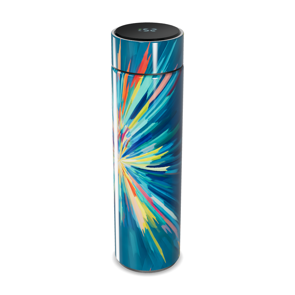 Garrafa Térmica Touch - Estampa Colorida Digital