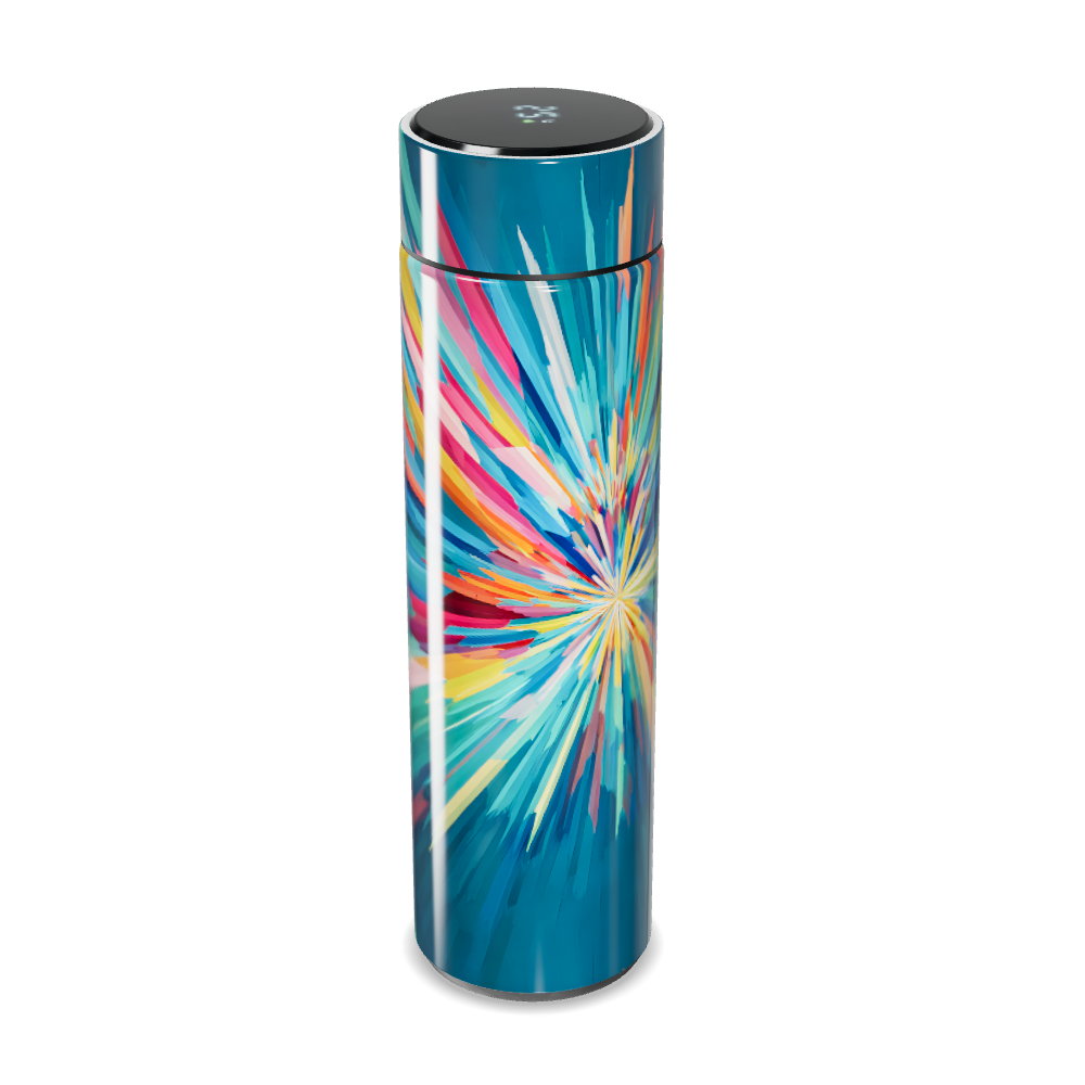 Garrafa Térmica Touch - Estampa Colorida Digital