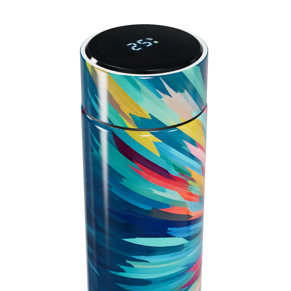 Garrafa Térmica Touch - Estampa Colorida Digital