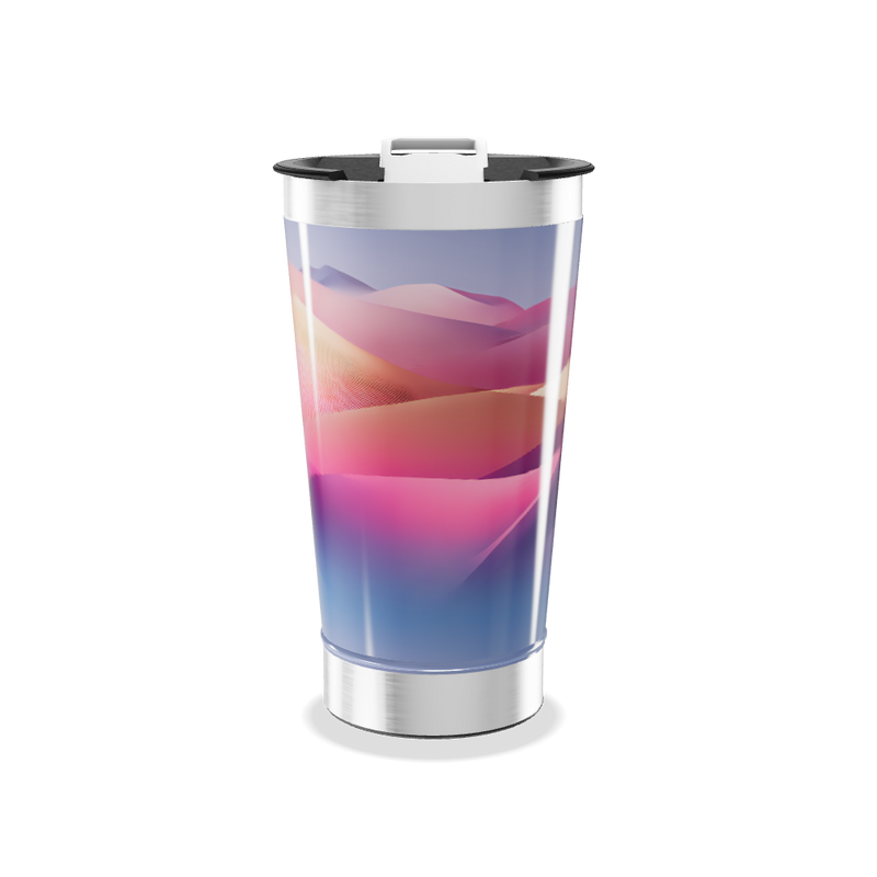 Copo Térmico - Estampa Paisagem Colorida