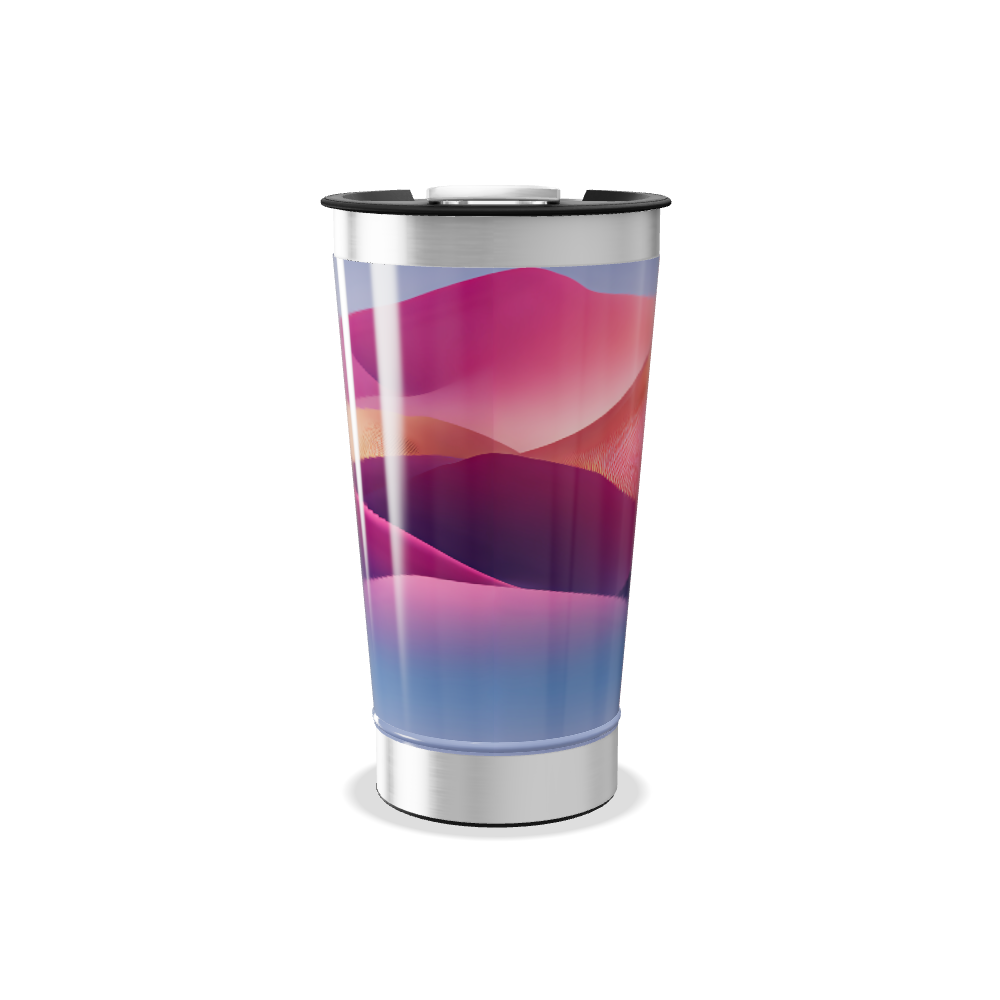 Copo Térmico - Estampa Paisagem Colorida