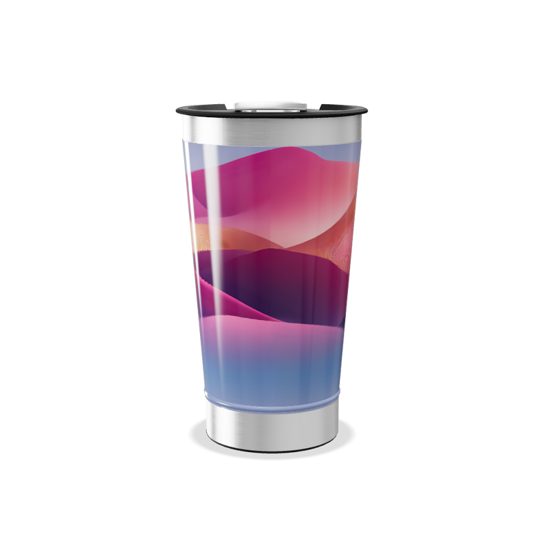 Copo Térmico - Estampa Paisagem Colorida