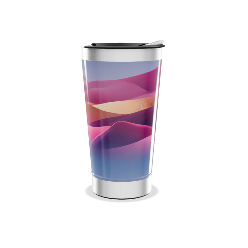 Copo Térmico - Estampa Paisagem Colorida