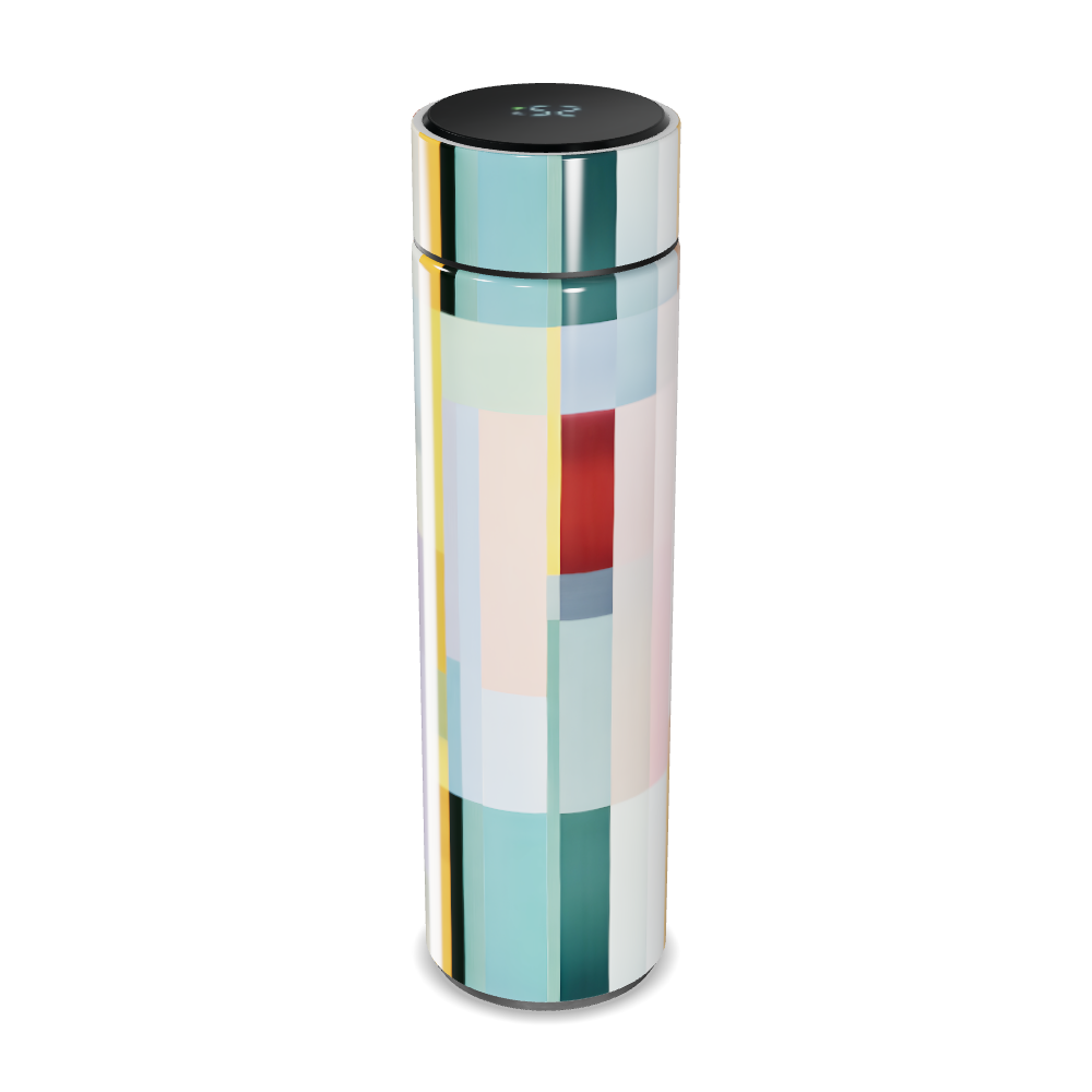 Garrafa Térmica Touch Listrada Colorida