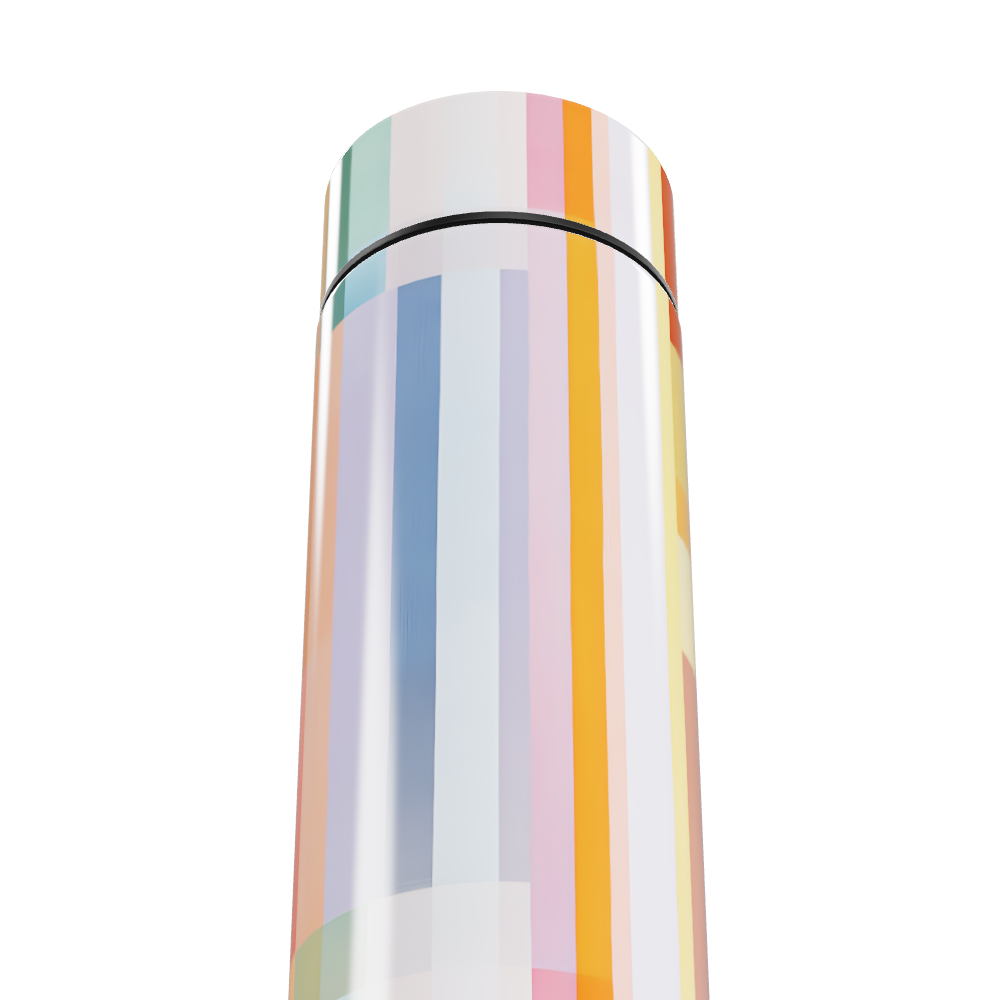 Garrafa Térmica Touch Listrada Colorida