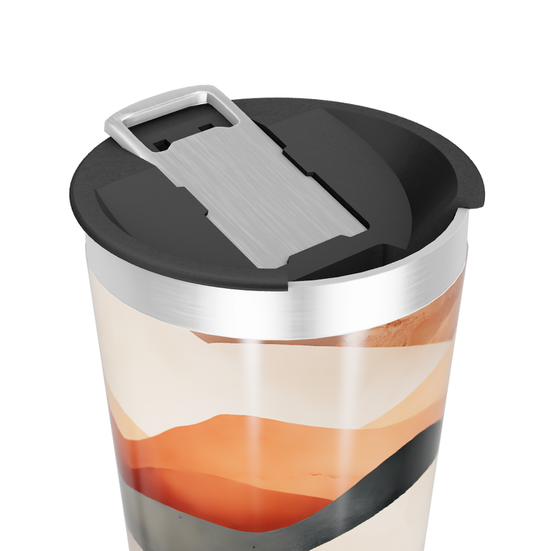 Copo Térmico - Estampa Ondas Coloridas