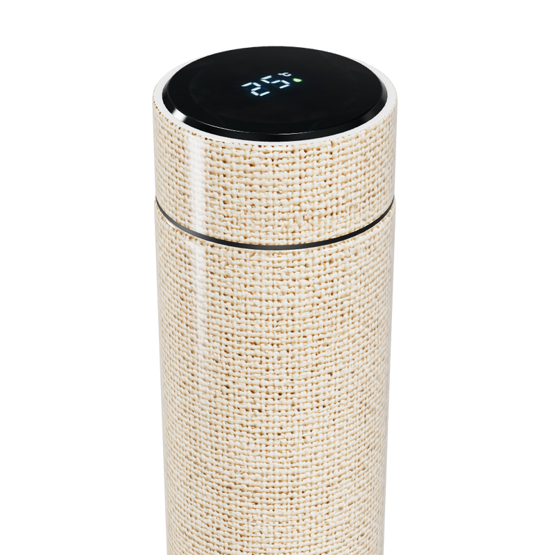 Garrafa Térmica Touch - Tela Digital Bege