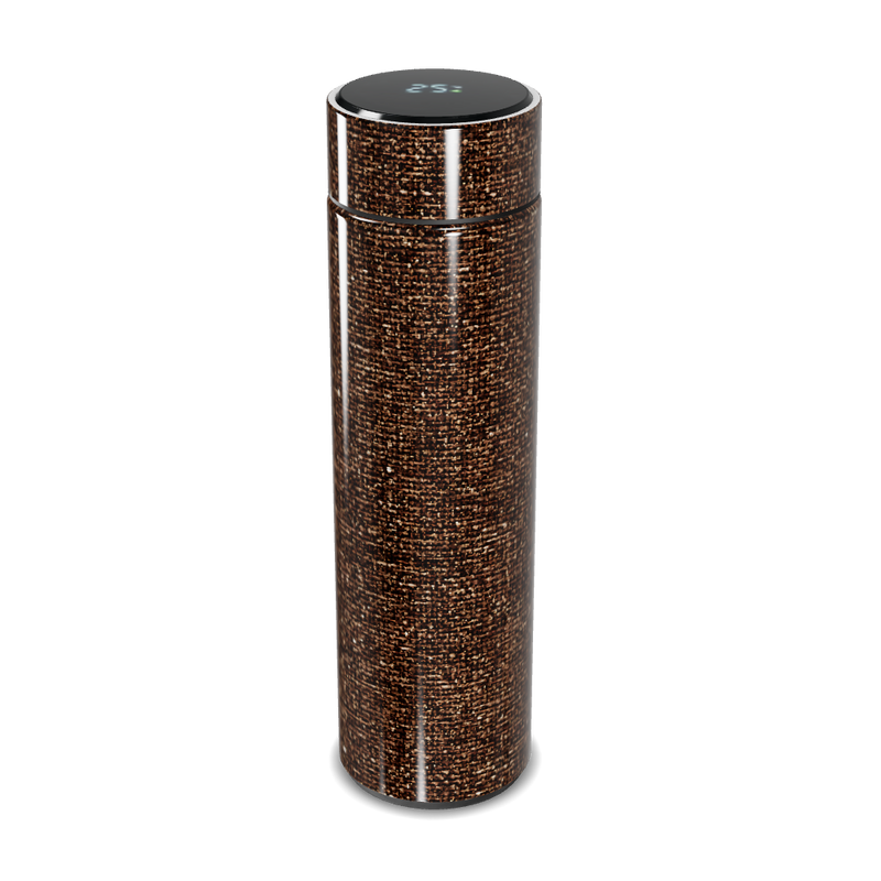 Garrafa Térmica Touch - Marrom Texturizada