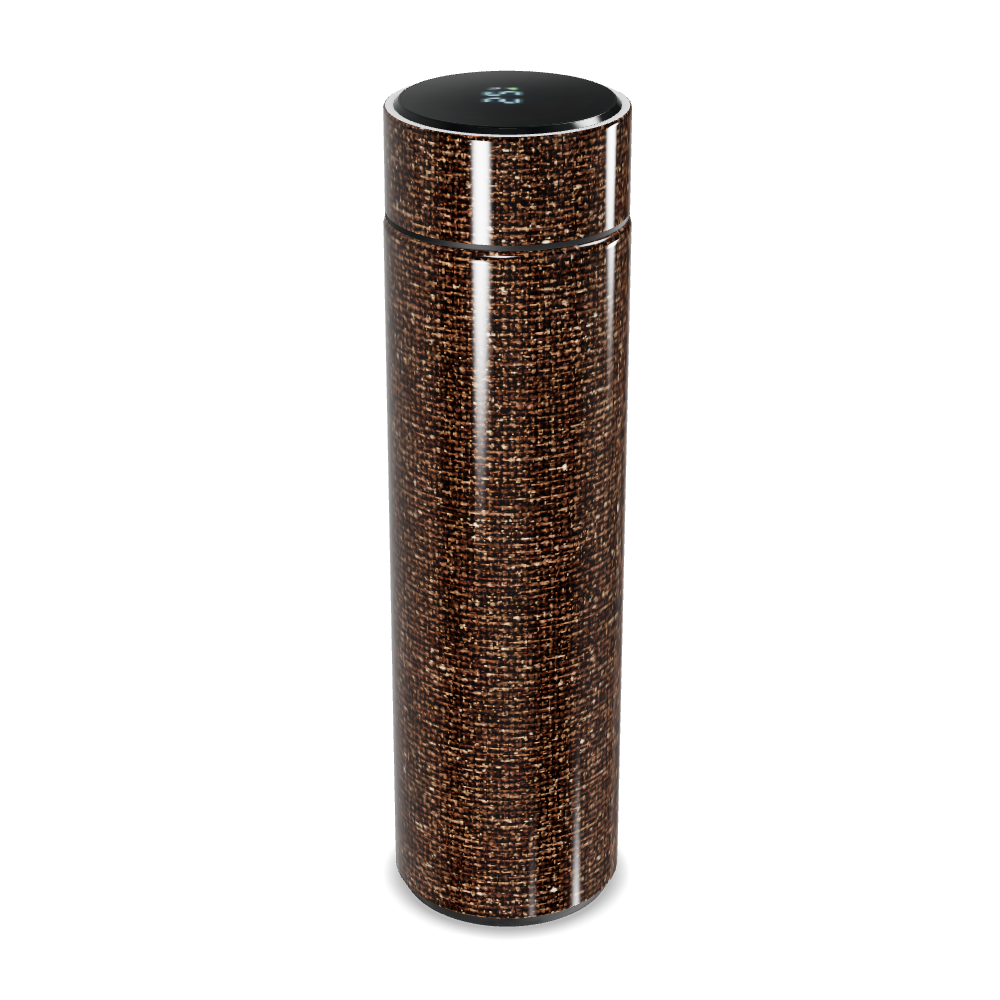 Garrafa Térmica Touch - Marrom Texturizada