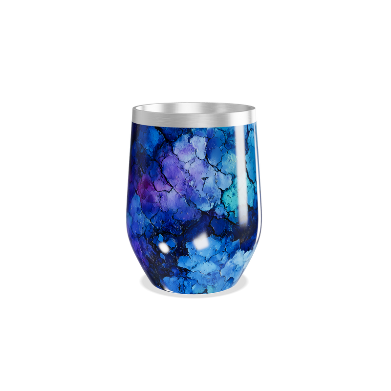 Copo Térmico Slim - Azul Mármore