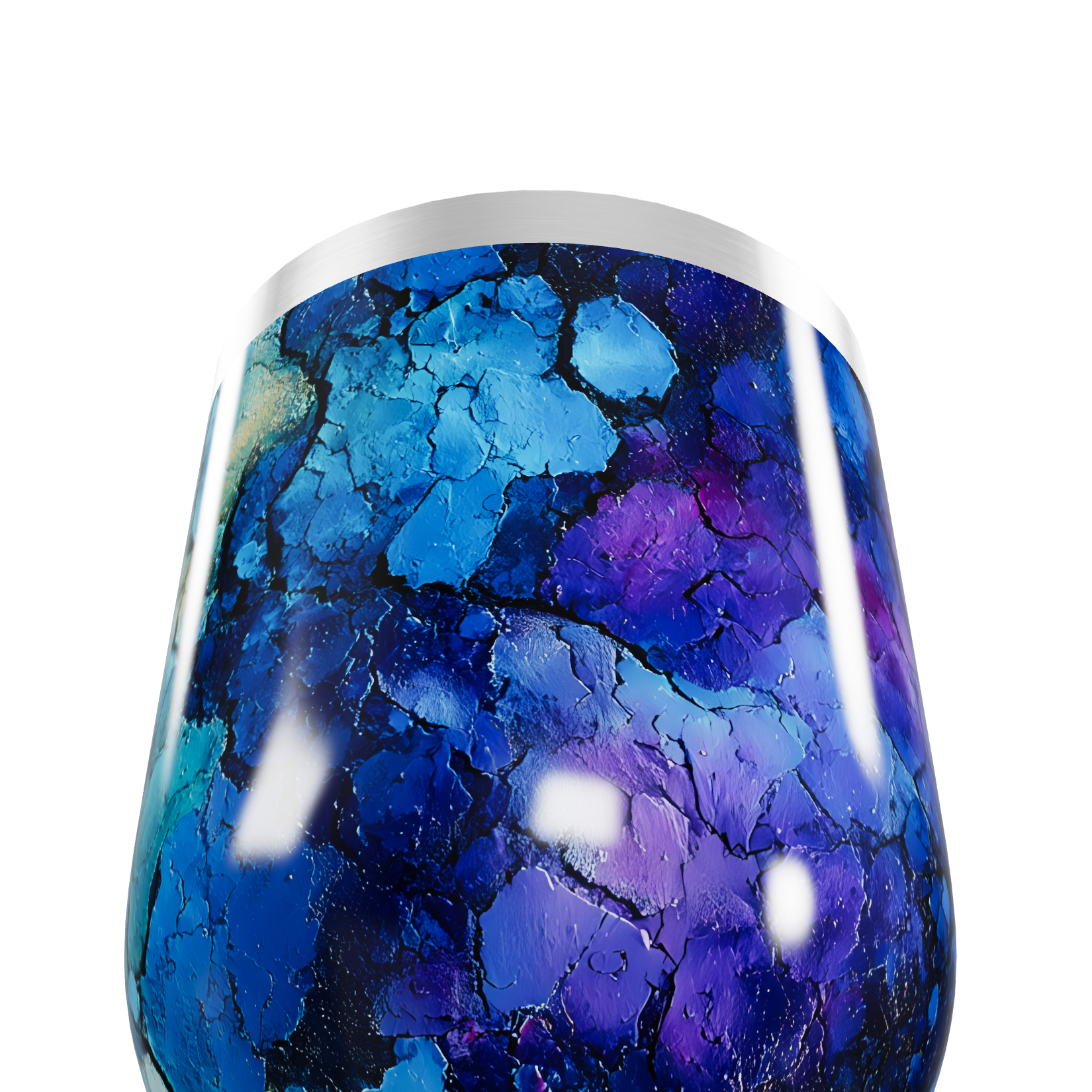 Copo Térmico Slim - Azul Mármore