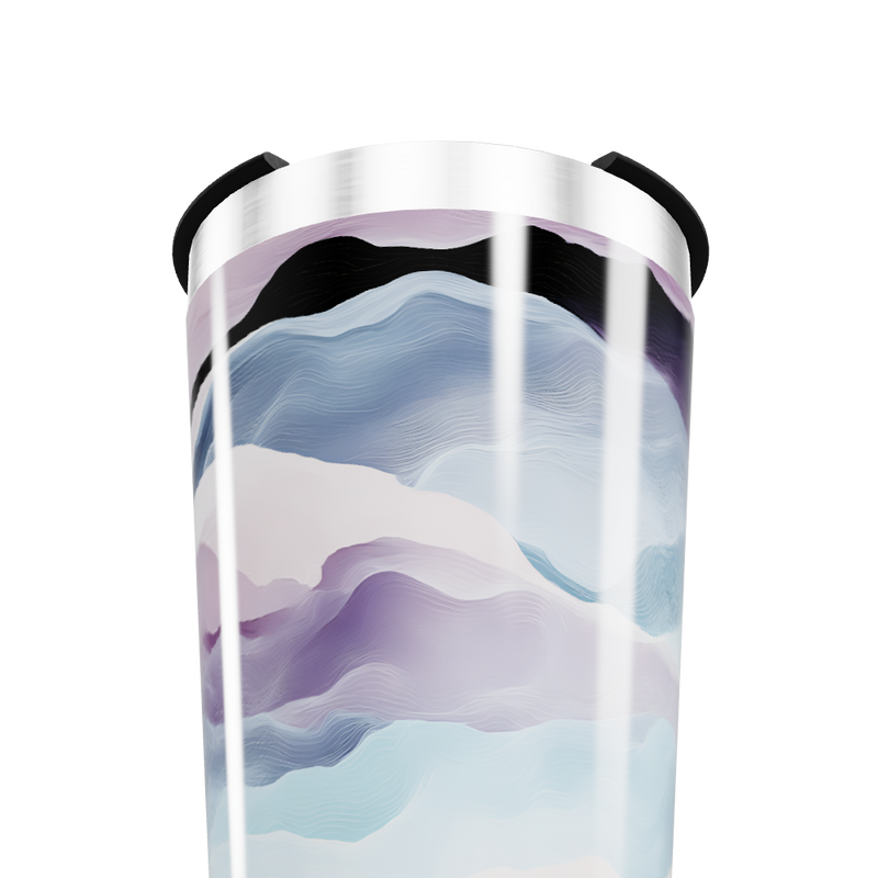 Copo Térmico - Estampa Ondas Coloridas