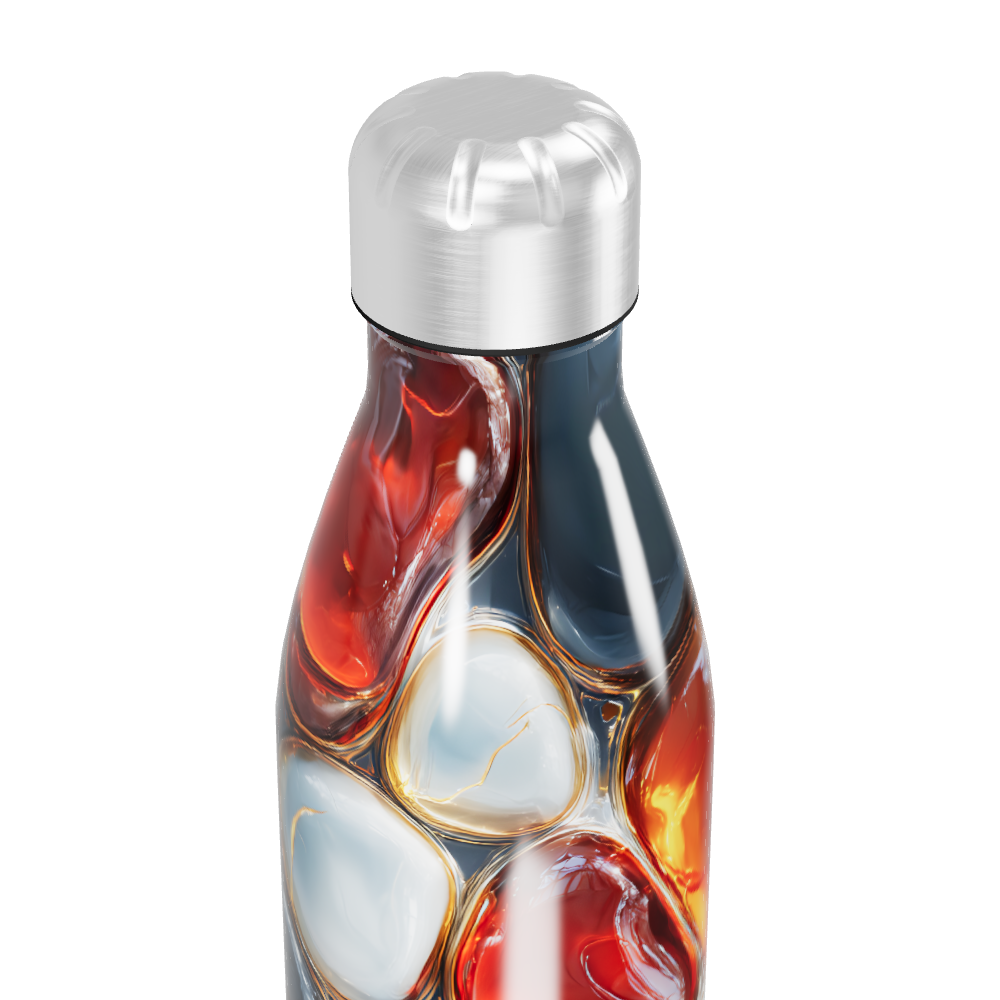 Garrafa Inox - Estampa Colorida Moderna