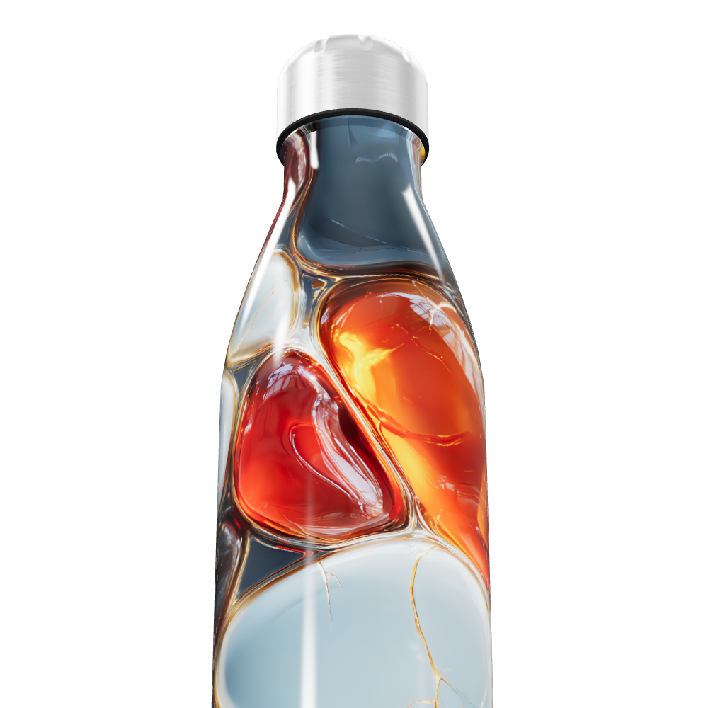 Garrafa Inox - Estampa Colorida Moderna