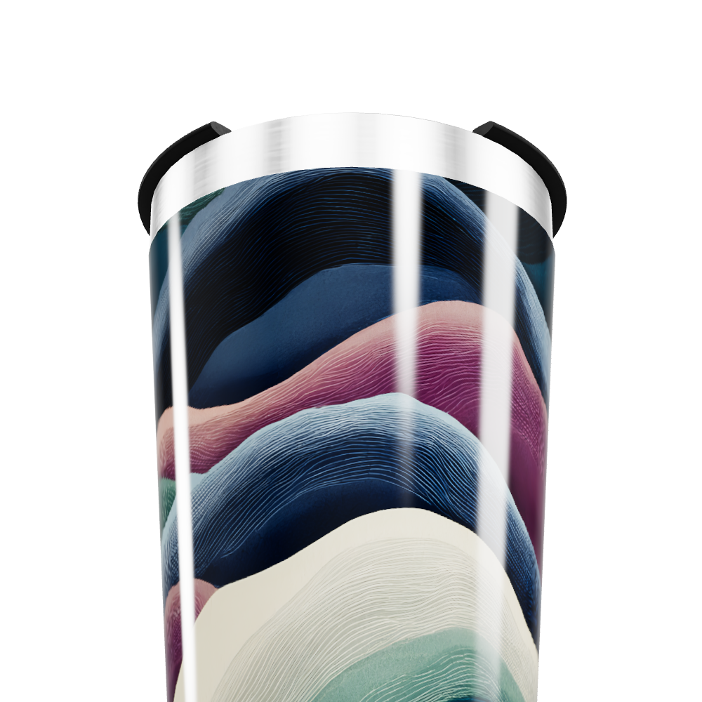 Copo Térmico - Com ondas coloridas