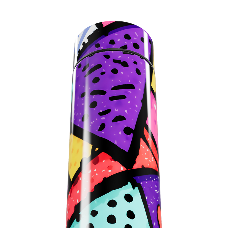 Garrafa Térmica Touch - Colorida com Estampa Artística