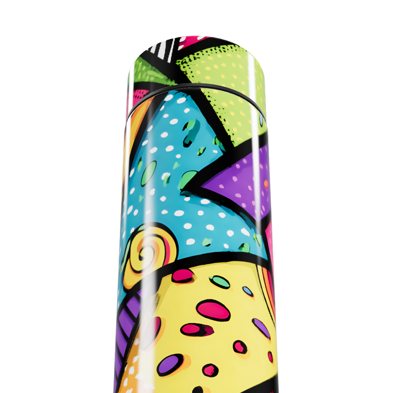 Garrafa Térmica Touch - Estampa Colorida Arte