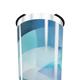 Copo Térmico - Azul Geométrico Aço Inox