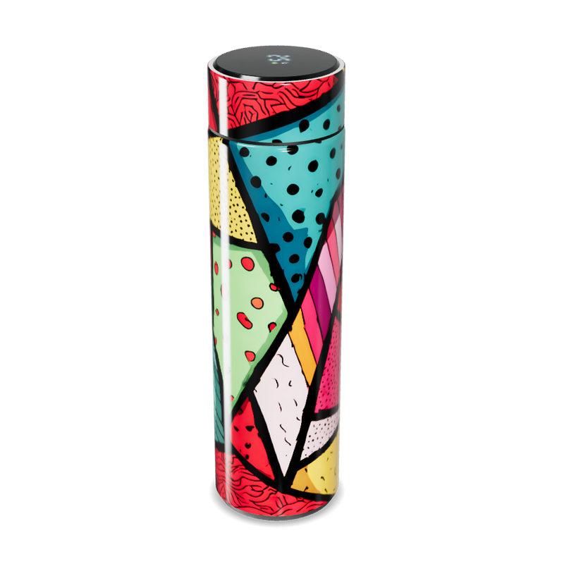 Garrafa Térmica Touch Estampada Colorida