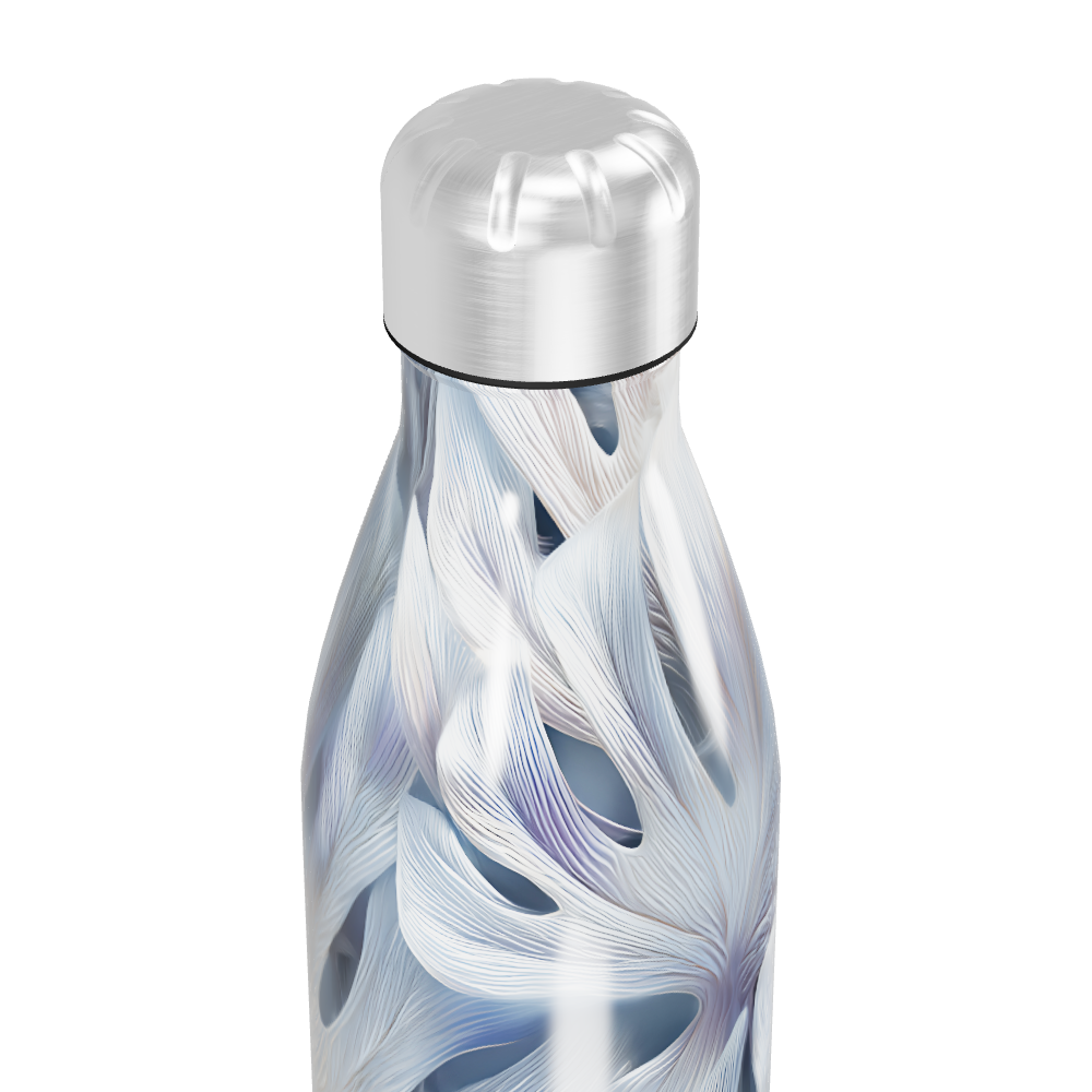 Garrafa Inox - Estampa Folhas Coloridas