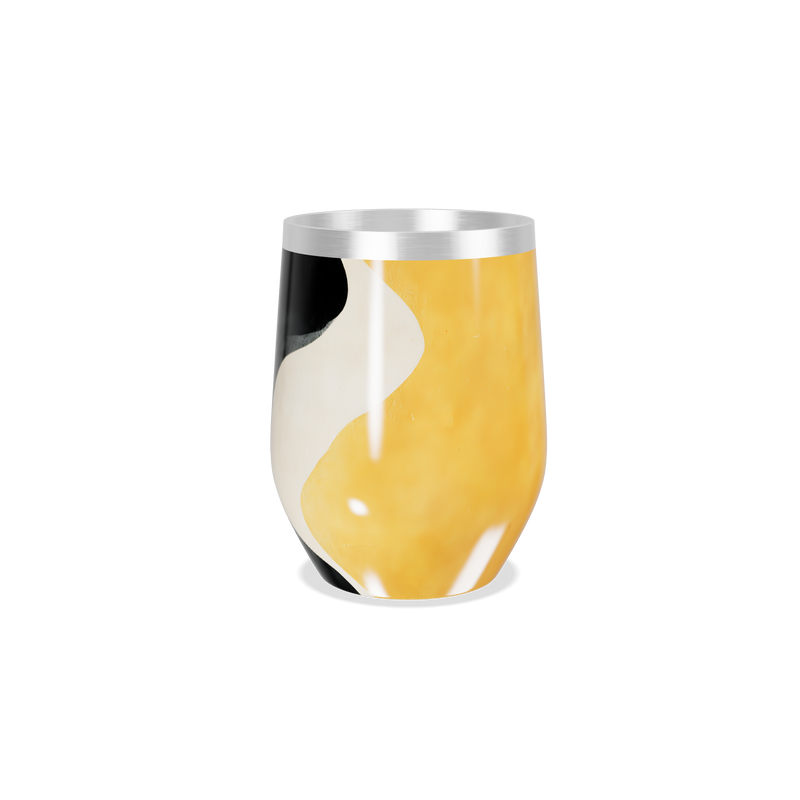 Copo Térmico Slim - Amarelo Azul Metálico