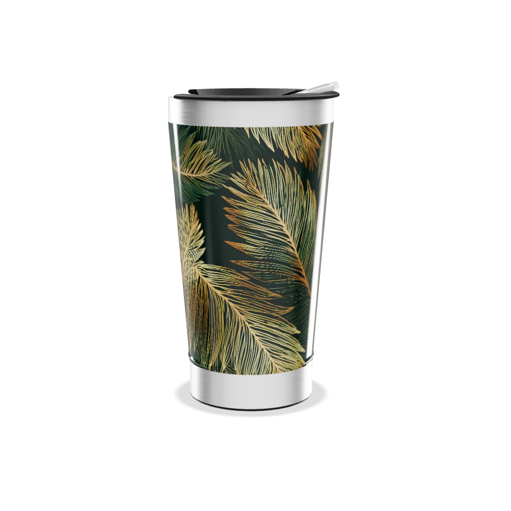 Copo Térmico - Folhas Tropicais