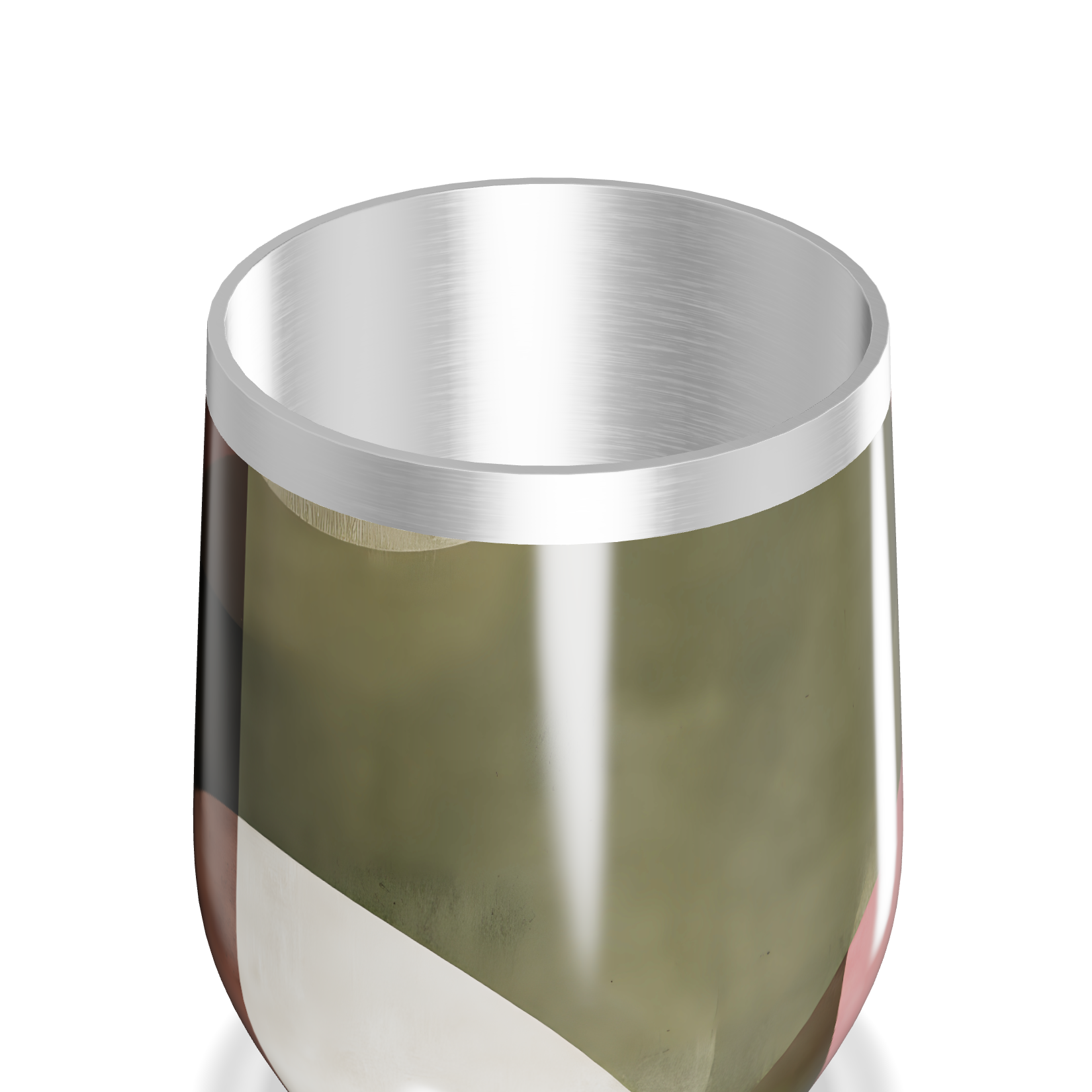 Copo Térmico Slim - Geométrico Verde e Rosa