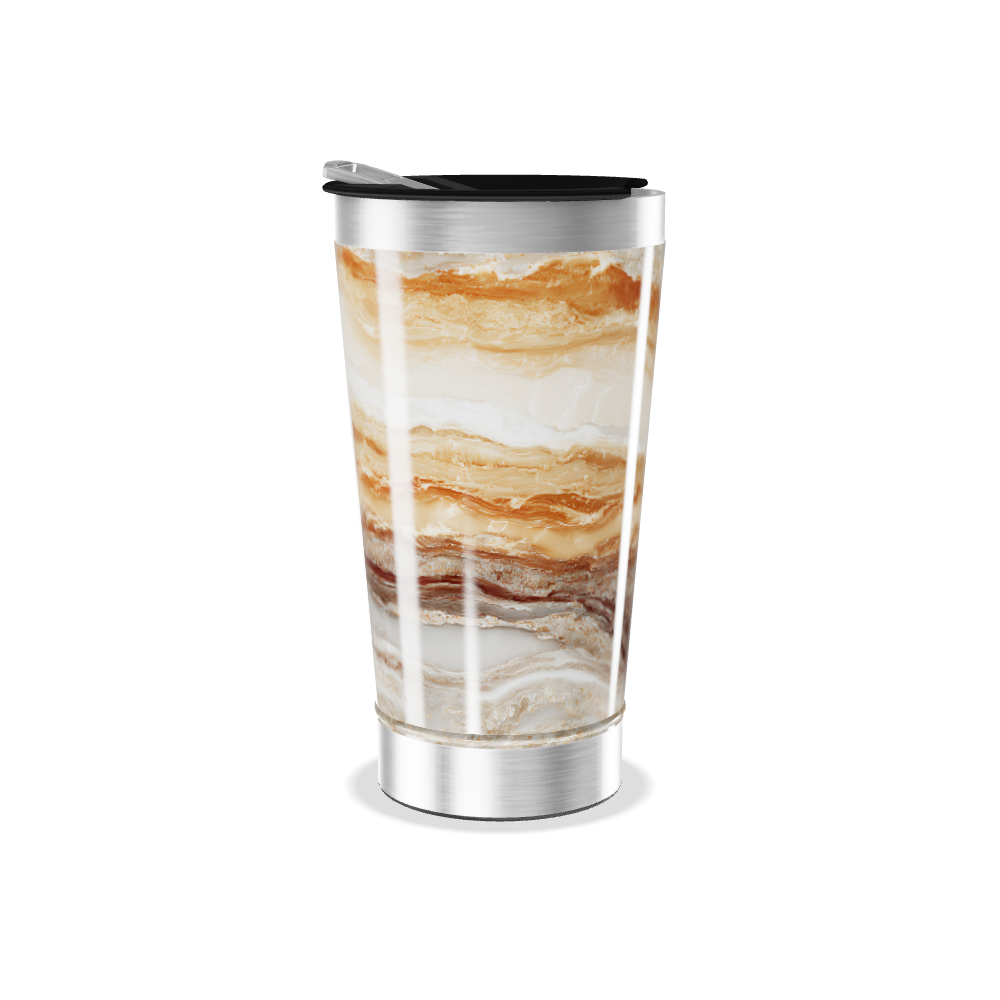 Copo Térmico - Marmorizado Marrom