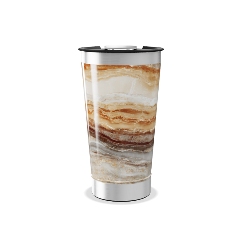 Copo Térmico - Marmorizado Marrom