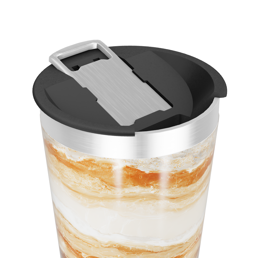 Copo Térmico - Marmorizado Marrom