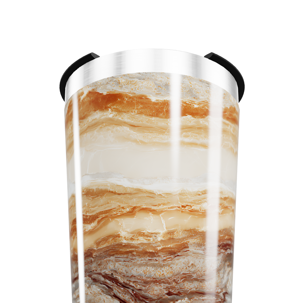 Copo Térmico - Marmorizado Marrom