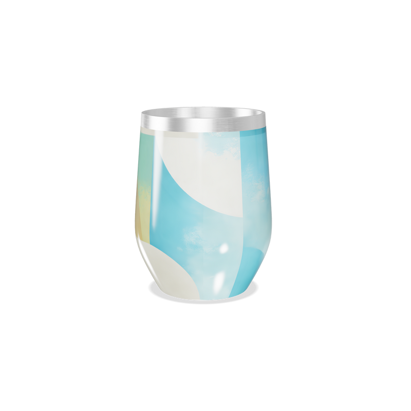 Copo Térmico Slim - Transparente Colorido Vidro