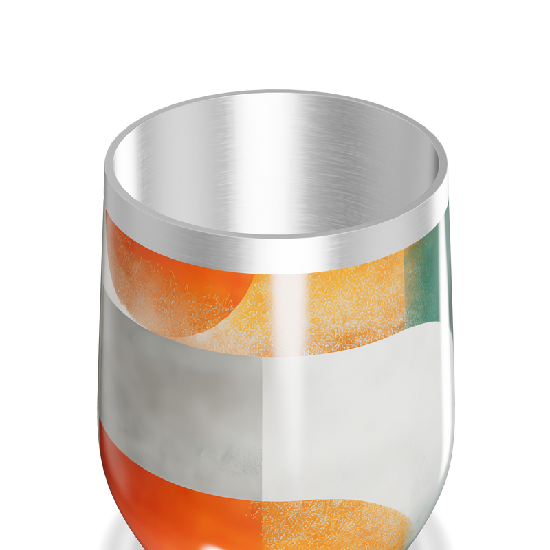 Copo Térmico Slim - Design Abstrato Colorido