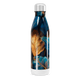 Garrafa Inox - Estampa Folhas Azul e Dourado