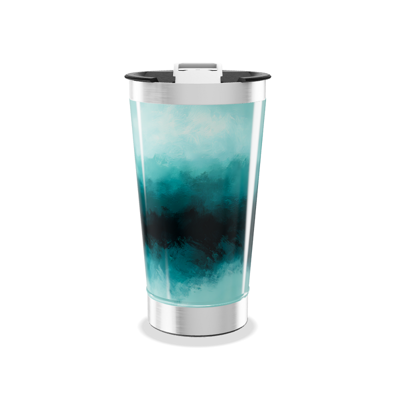 Copo Térmico - Azul Degradê Inox