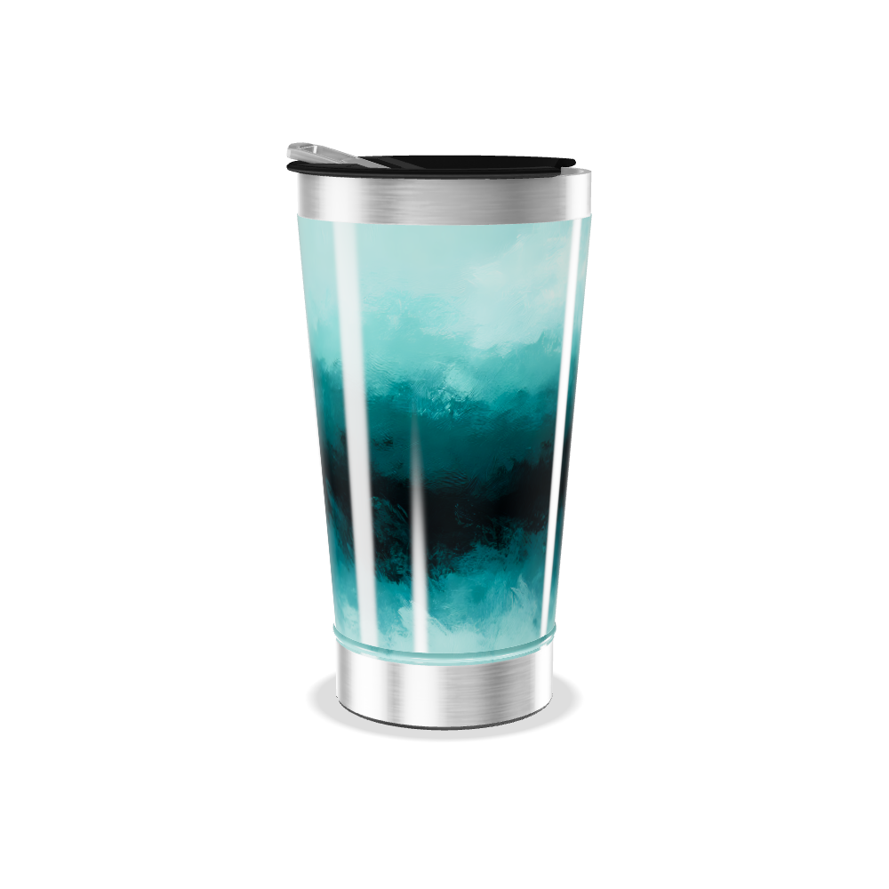 Copo Térmico - Azul Degradê Inox