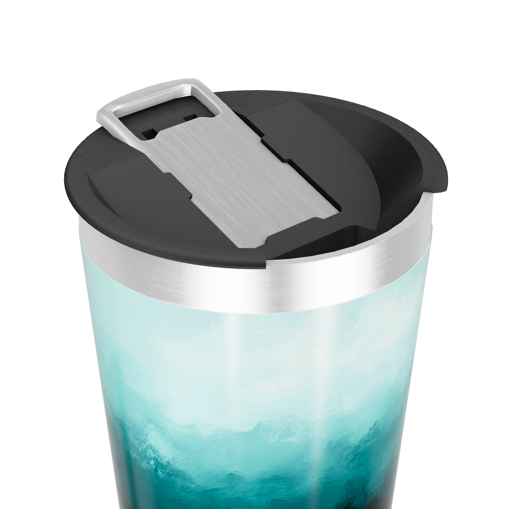 Copo Térmico - Azul Degradê Inox