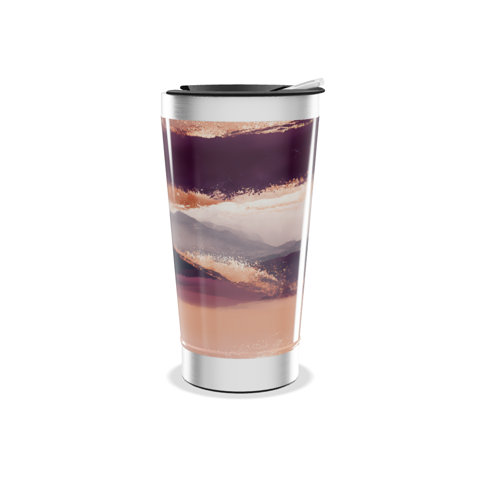 Copo Térmico - Paisagem Colorida Inox