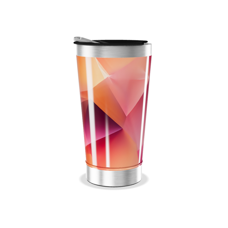Copo Térmico - Estampa Geométrica Colorida