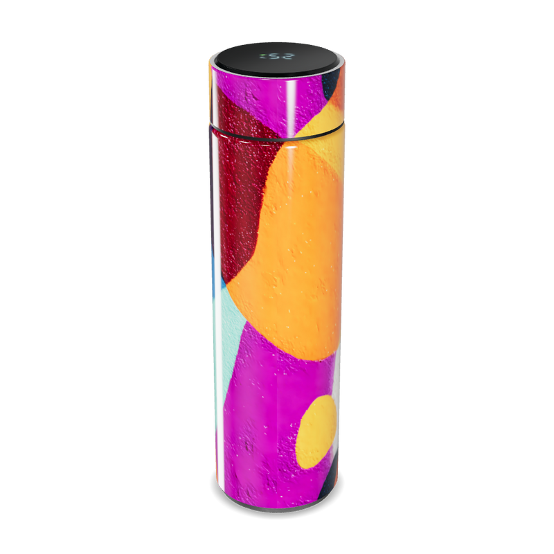 Garrafa Térmica Touch - Colorida com Display LED