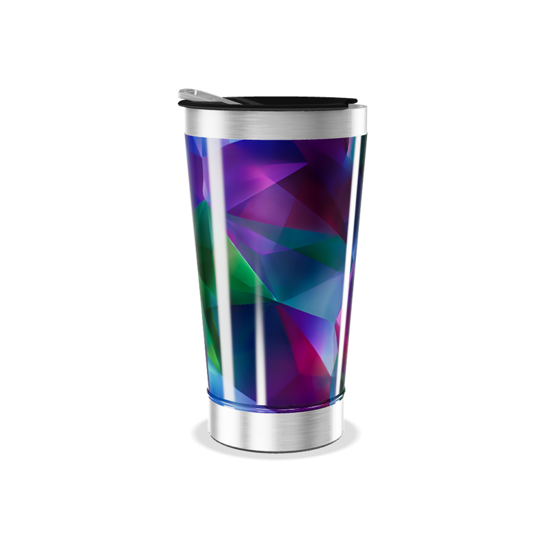 Copo Térmico - Estampa Geométrica Colorida