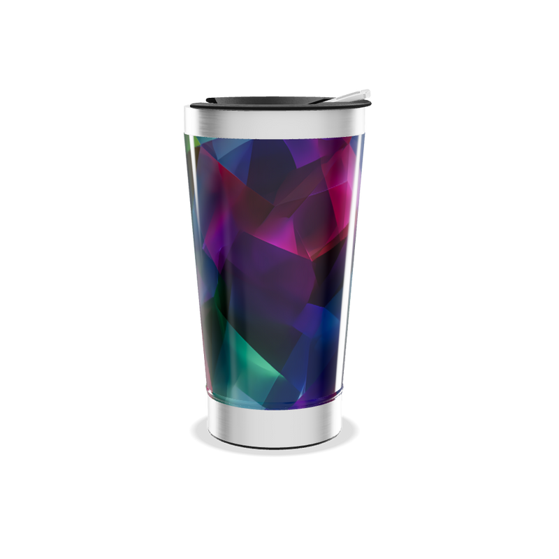 Copo Térmico - Estampa Geométrica Colorida