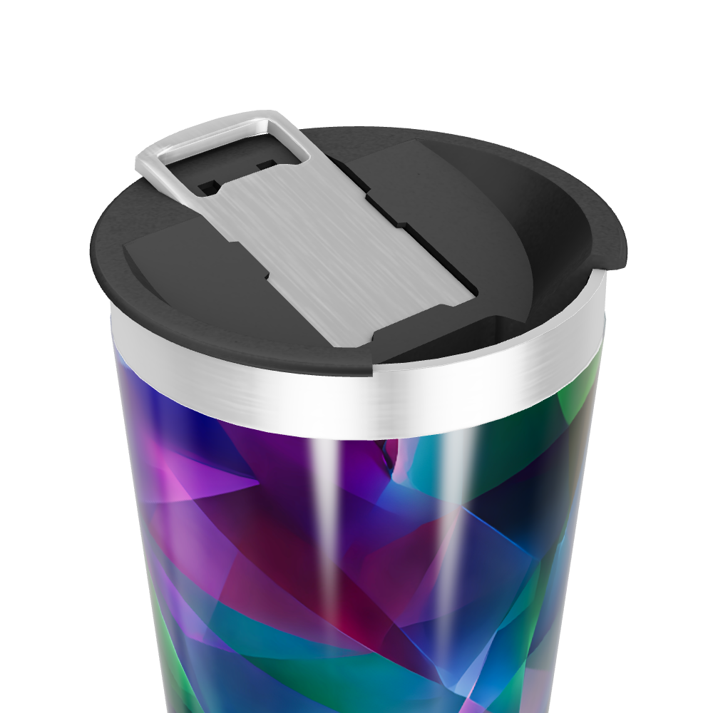 Copo Térmico - Estampa Geométrica Colorida