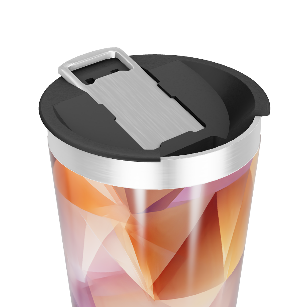 Copo Térmico - Geométrico Colorido Inox