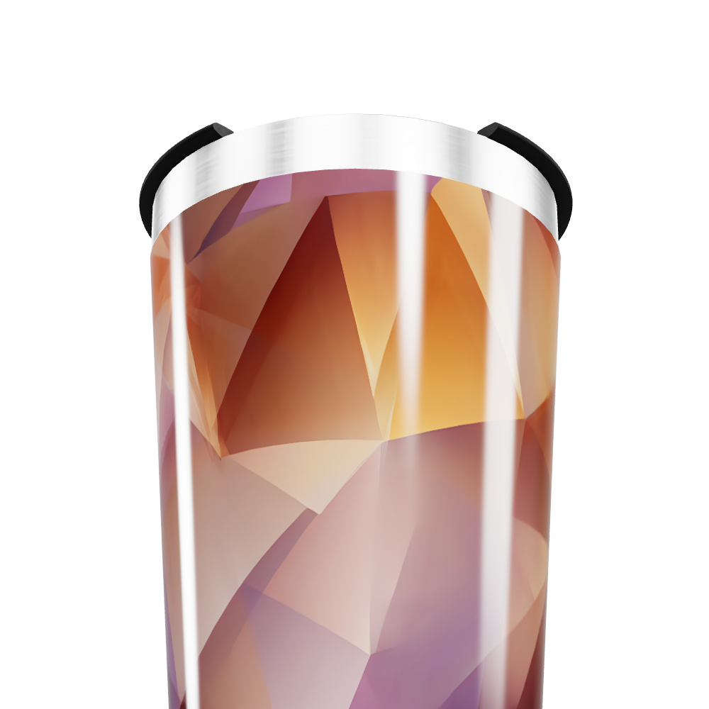 Copo Térmico - Geométrico Colorido Inox
