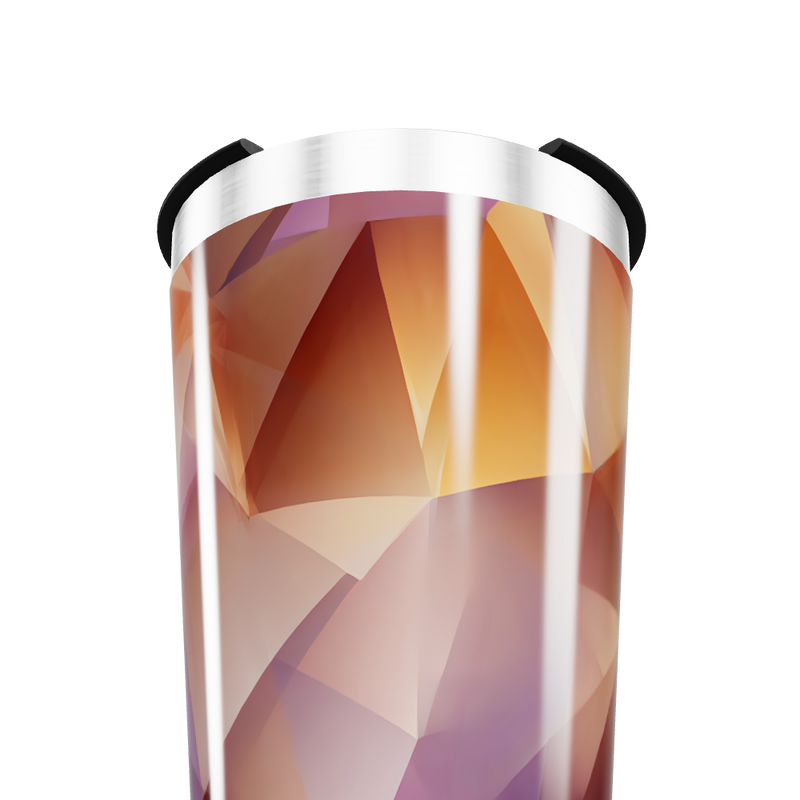 Copo Térmico - Geométrico Colorido Inox