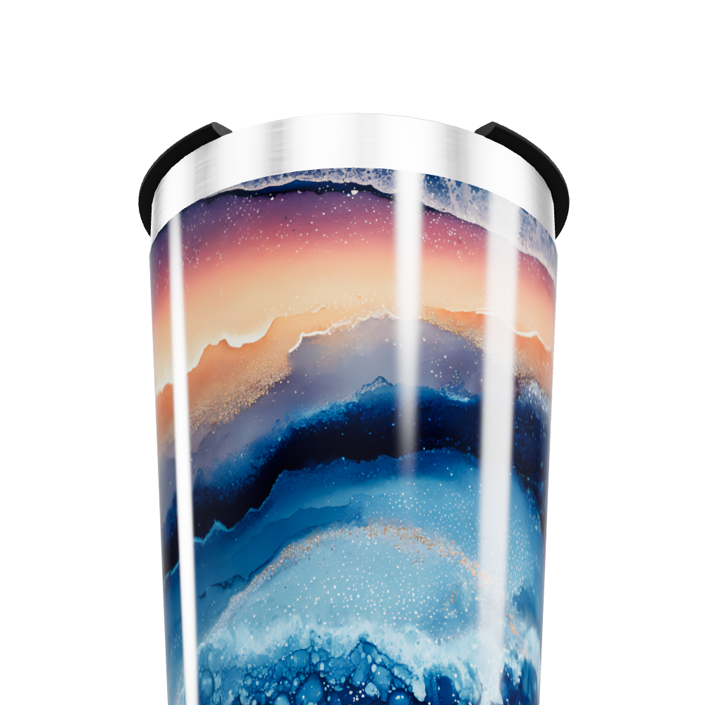 Copo Térmico - Estampa Paisagem Azul